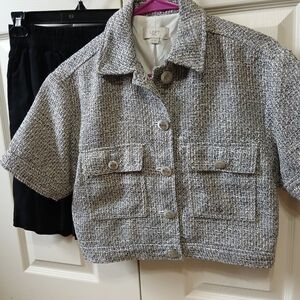 LOFT JACKET/BERMUDA SHORTS SET, XXSP, NWOT